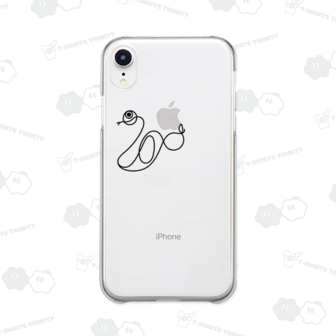 シンプルで洗練されたデザインのへび