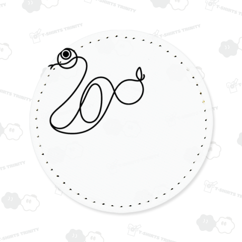 シンプルで洗練されたデザインのへび