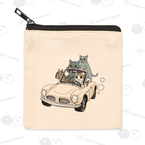 ドライブする猫たち