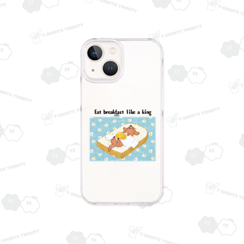 【文字変更可】Eat breakfast like a king(レッド/ダックス)