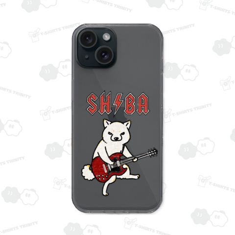 ダックウォークの柴犬(白柴)