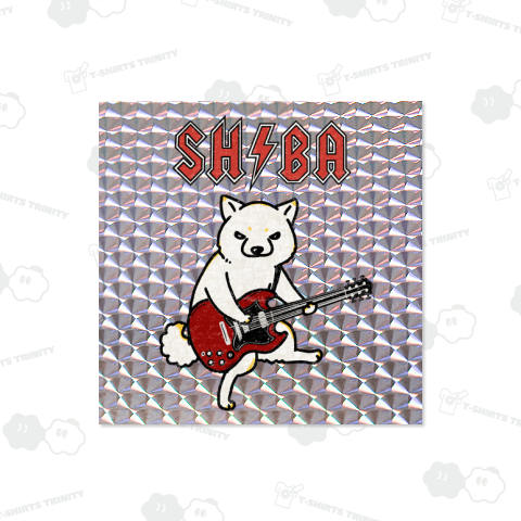 ダックウォークの柴犬(白柴)