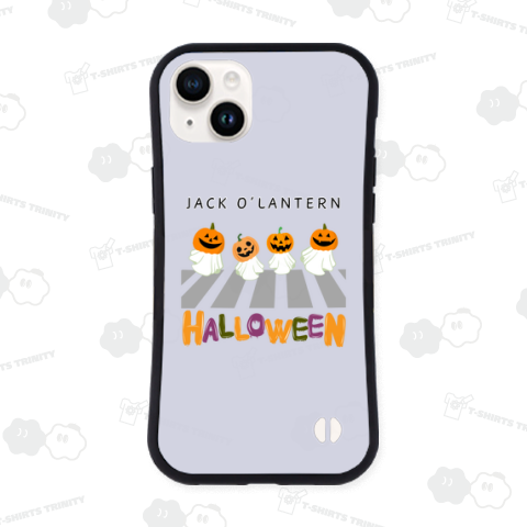 横断歩道を渡るジャックオランタン