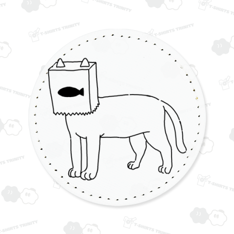 袋かぶり猫・魚