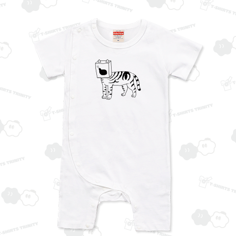 袋かぶり猫・アメリカンショートヘアー・フライドチキン