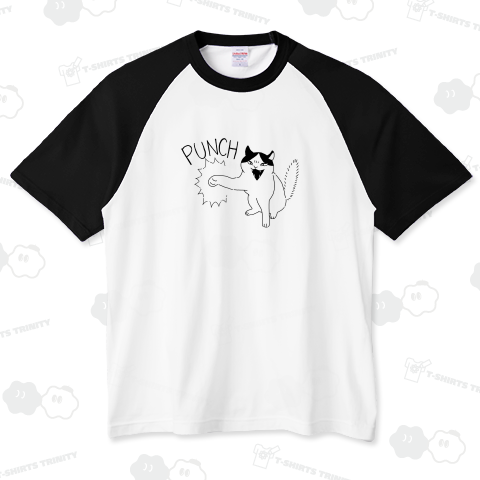 猫パンチ・ハチワレ