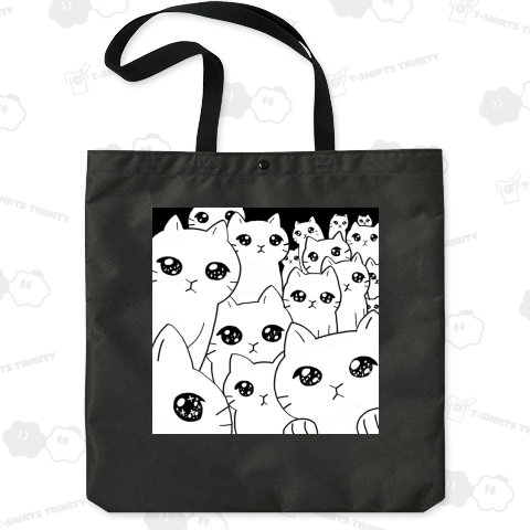 上目遣いネコ・モノトーン