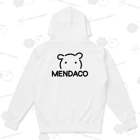背中側にプリントされるMENDACO