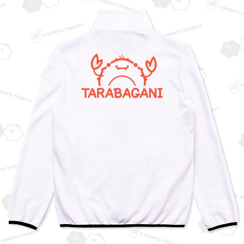 背中側にプリントされるTARABAGANI
