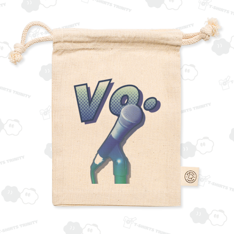 ボーカルマイク(青:背中無地)