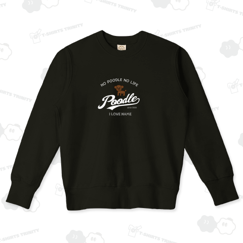 プードル・レッド(お名前カスタマイズ)