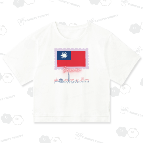 Taiwan flag-国旗/切手/台北101/英字/台湾