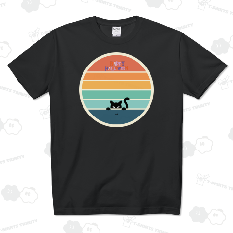 Happy Halloween-喵喵/漢字/繁体字/レトロ/ビンテージ/台湾