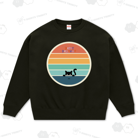 Happy Halloween-喵喵/漢字/繁体字/レトロ/ビンテージ/台湾