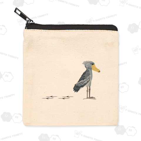 ハシビロコウのあしあと