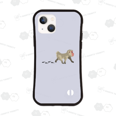 ニホンザルのあしあと