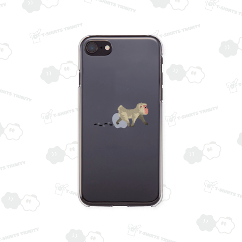 ニホンザルのあしあと