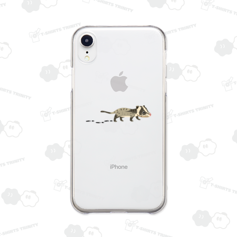 ハクビシンのあしあと