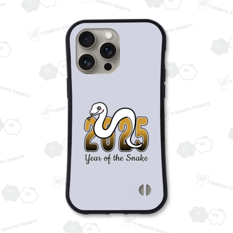 かわいい白へび 2025年巳年