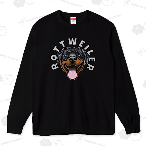 ロットワイラー ハッピーワンコシリーズ (黒用背景線入り)