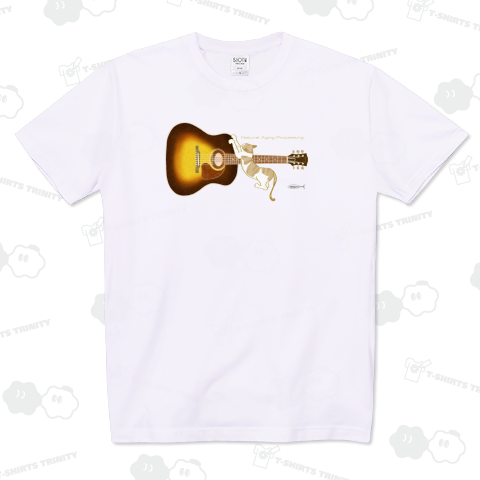 アコースティックギターといたずらネコのフックくん/J-45 ver.