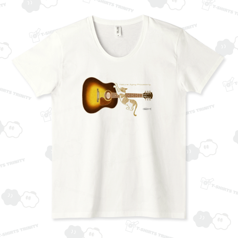 アコースティックギターといたずらネコのフックくん/J-45 ver.