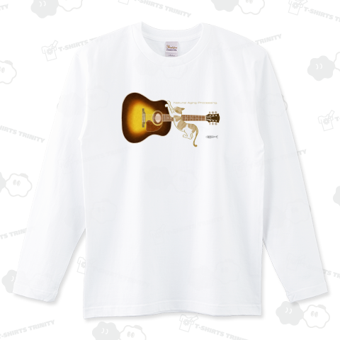 アコースティックギターといたずらネコのフックくん/J-45 ver.