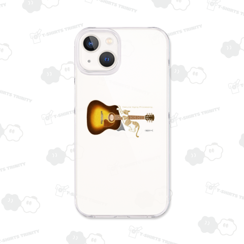 アコースティックギターといたずらネコのフックくん/J-45 ver.