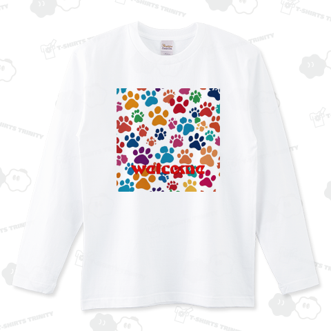 カラフルな肉球