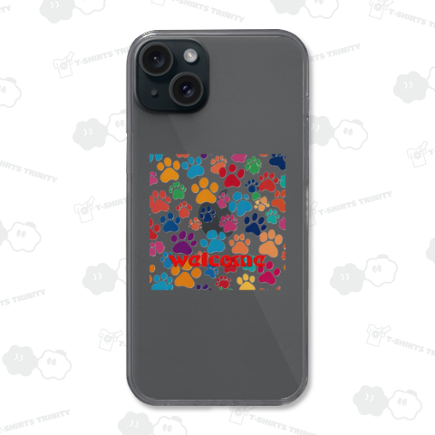 カラフルな肉球