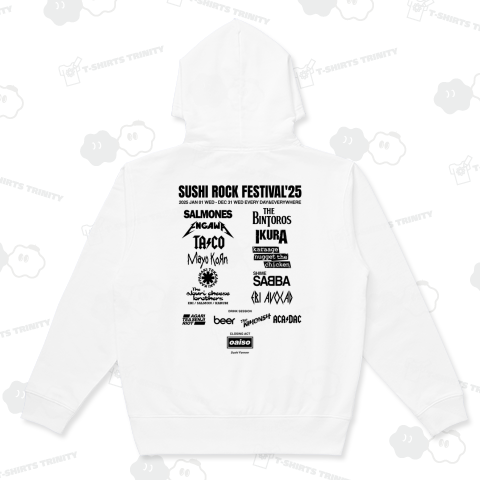 寿司ロックフェスティバル’25|SUSHI ROCK FESTIVAL’25(BLACKロゴ)