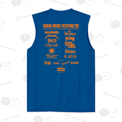 寿司ロックフェスティバル’25|SUSHI ROCK FESTIVAL’25(サーモンオレンジ)