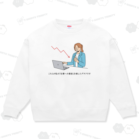 こちらが私の仕事への意欲を表したグラフです