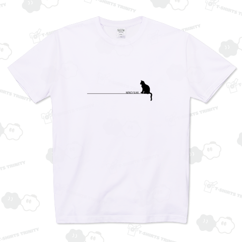 控えめシンプルに猫好きをアピールできる(黒猫)