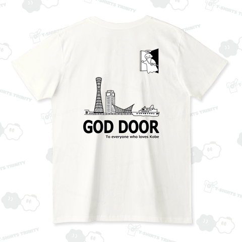 【バックプリント】ご当地もの!神戸の英訳デザイン!