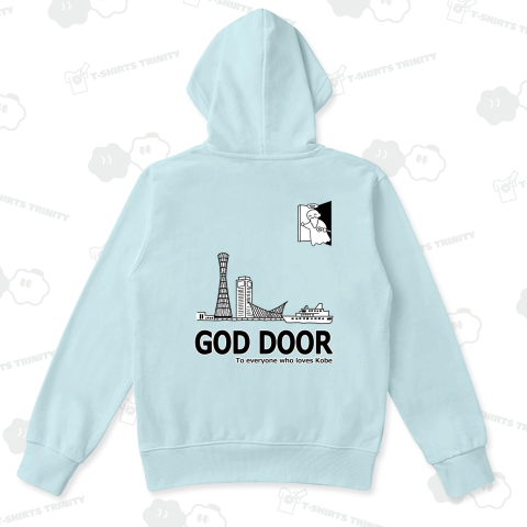 【バックプリント】ご当地もの!神戸の英訳デザイン!