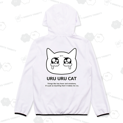 【バックプリント】うるうるCAT(文字アリバージョン)