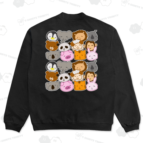 【バックプリント】どうぶついっぱい