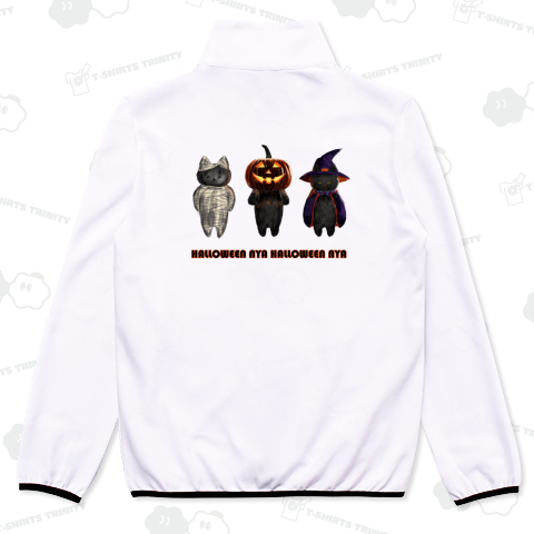 【バックプリント】ハロウィンのねこたち(背景なし)