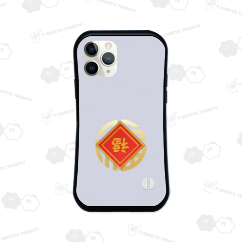 レッド&ゴールド開運デザイングッズ「倒福」