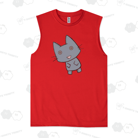 クマチビ屋公式 落書き風グルグル黒猫クマちゃん