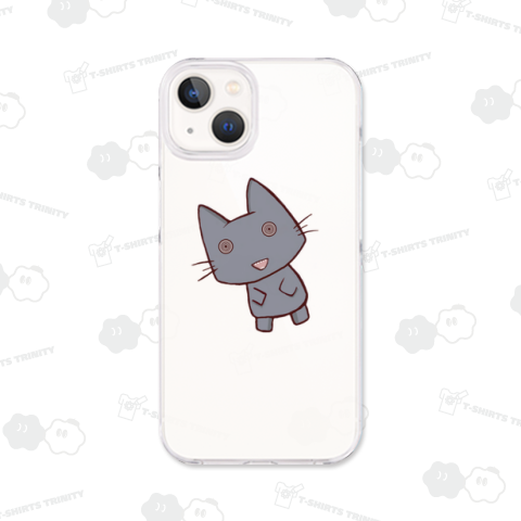 クマチビ屋公式 落書き風グルグル黒猫クマちゃん