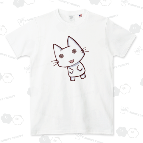 クマチビ屋公式 落書き風グルグル白猫チビちゃん