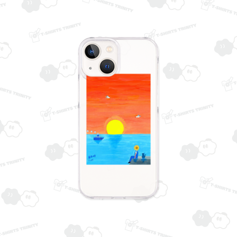 アートと創作の森「茜色の空」黒澤はるお画