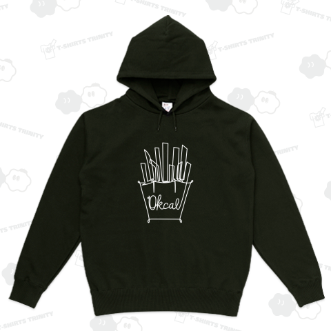 0kcal フライドポテト (ラインアート) WT