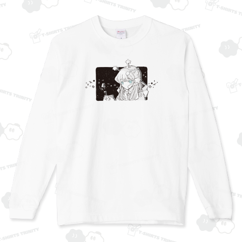 定期通信(ホワイト) スーパーヘビーロングTシャツ(7.4オンス)