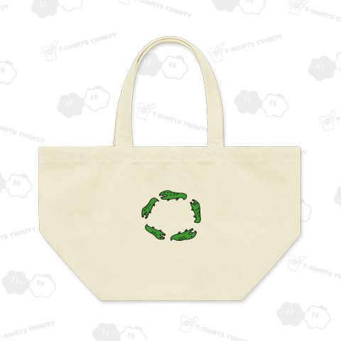 ワニが輪になる