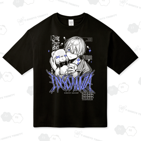 INSOMNIA ビッグシルエットTシャツ(5.6オンス)