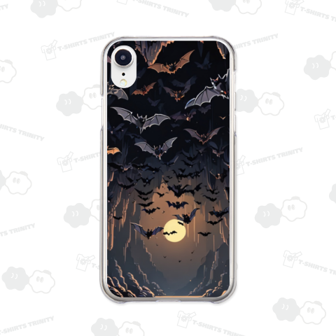 ドット絵のコウモリ