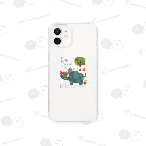 ぞうさんとデニムねこ おやつの時間ᕷ*.°